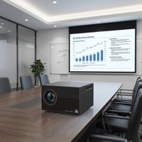 Proyector Inteligente 4K LCD para Reuniones, Video y Presentaciones, 1200 ANSI Lúmenes, Enfoque Automático, Keystone, Android 14, Cine en Casa Inteligente