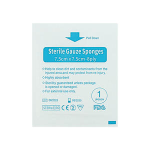 Compresas de Gasa Médica Envasadas Individualmente, Varios Tamaños 5*5cm, Uso Neutro Transfronterizo, Compresas de Gasa Desechables para Apósitos - Product Image 2