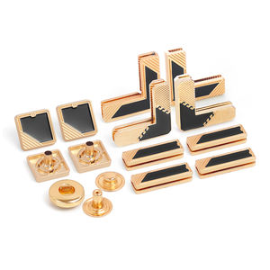 Botón a Presión Metálico de 4 Partes de 12 mm para Camisas y Blusas de Hombre, Personalizado, para Puños de Camisa - Product Image 5