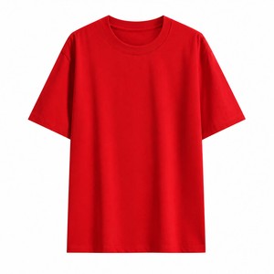 Custom 220G Antibacterial Stretch Cotton Blend T Shirt OEM ODM Unisex Crew Neck Short Sleeve <b>Tee</b> with Logo - Product Image 3