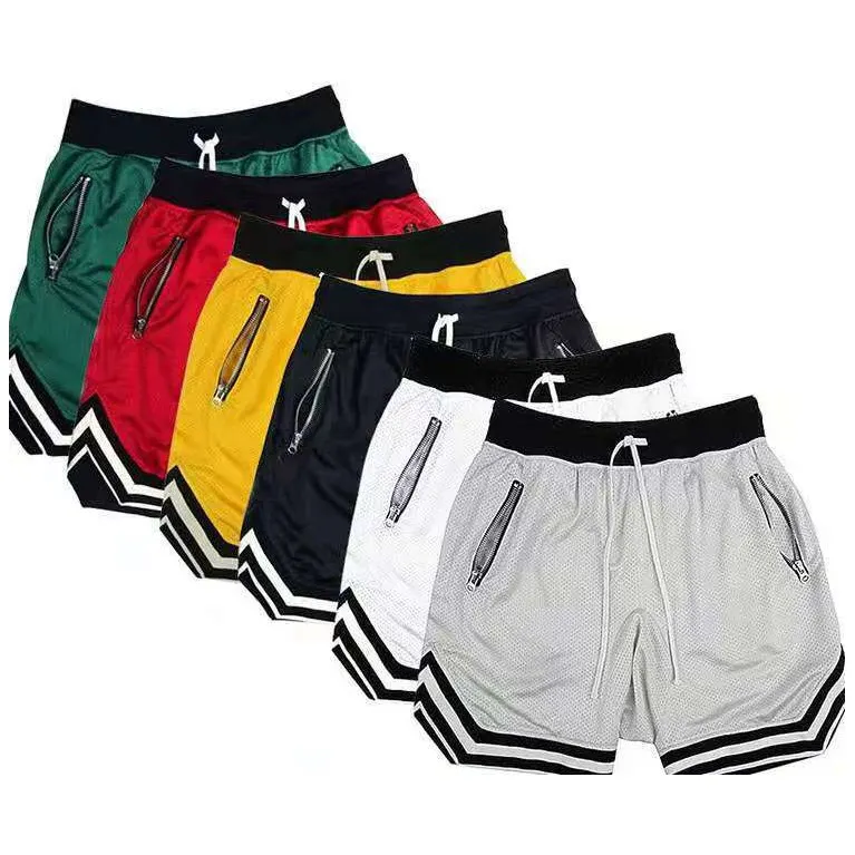 Wholesale Custom Design Logo Men Basketball Sportswear Short Pants Man Basket Ball Mesh Polyester Shorts