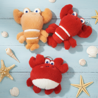 12cm moelleux crabe peluche jouet homard porte-clés sac décoration porte-clés peluche animaux de mer jouets Thanksgiving jour unisexe Promotion