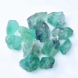 All'ingrosso cristalli grezzi alla rinfusa di quarzo naturale fluorite di guarigione pietra grezza per la decorazione domestica