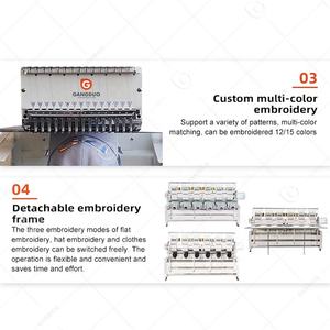Machine à broder automatique à 6 têtes 9-15 broches Maquina De Bordar 6 Cabeza Fournisseur De Machines Broderie Numérique Allemand - Product Image 5
