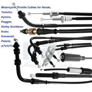 OEM Best Selling PVC Black Inner Wire Motorcycle Parts Motorcycle Accelerator Throttle Cables For SUZUKI DRZ