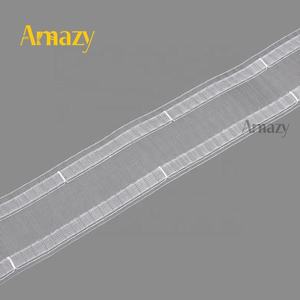Wave Header S-Fold Cortina transparente Cinta de encabezado Cortina Wave Tape Cortina Wave Fold Tape - Product Image 2