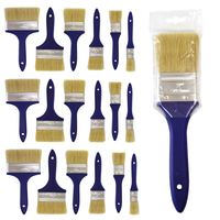 Pinceau à peinture pour meubles, manche en plastique, poils en bois, fibres synthétiques, personnalisable, support OEM, marché colombien