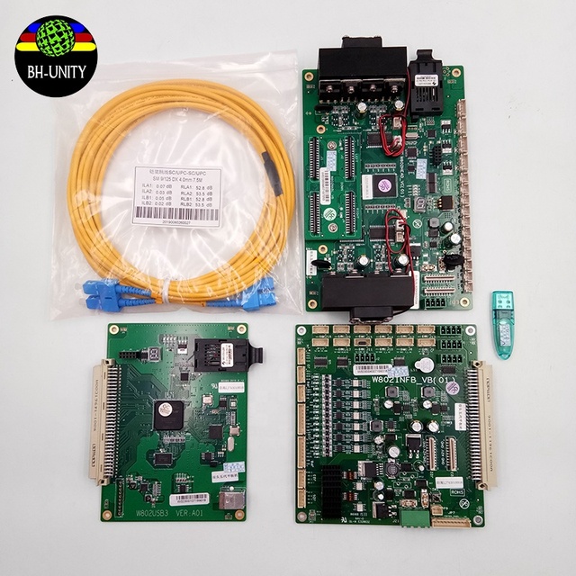 Dx5 Double Head UV Printing Machine W802INFB_VB(01) Main Board W802HEAD_VC(01) Head Board Kit Including New Main Head Boards
