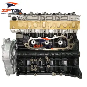 Turbo Del Motor parçaları 2.5l D4D dizel komple uzun blok 2KD FTV 2KD Motor tertibatı Toyota Fortuner için Hiace Hilux Innova