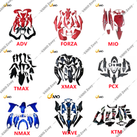 Kit de carénage complet pour moto WANOU PCX 125 150 160 2014-2017 2018-2020 2021-2022, ensemble de pièces en plastique