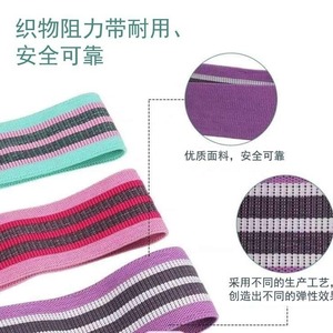 Bande de Résistance Élastique CarlSi 15 pouces 3,15 pouces Légère Moyenne Lourde pour Fitness Yoga Entraînement des Jambes et Remodelage des Fessiers - Product Image 3
