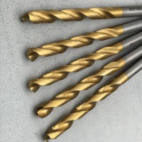 Forets hélicoïdaux haute performance HSSE revêtus de TiN pour l'acier inoxydable et le métal DIN338 D1-D13