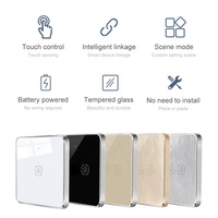 Interrupteur de scène sans fil Zigbee Tuya Smart Life App, panneau tactile de scène 3 gang, télécommande intelligente pour toute la maison, batterie, verre trempé