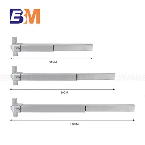 Yangın kapısı donanım panik kilit seti 1000mm Push Bar panik çıkış cihazı dış kolu kolu kilidi