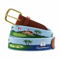 Ceinture de golf décontractée en cuir véritable pour hommes avec boucle à ardillon en cuivre, service OEM de logo personnalisé, vente en gros