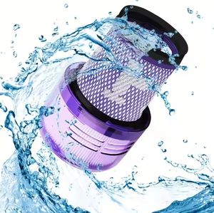 V12 감지 슬림 무선 진공 청소기 2 팩 필터 수동 전원 가정용 응용 프로그램 이동식 빨 부품 - Product Image 2