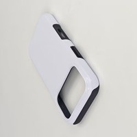 Coque de téléphone personnalisable DIY imprimable vierge avec revêtement 3D par sublimation 2-en-1 TPU+PC, écologique et tendance, pour iPhone 17 – Idée cadeau