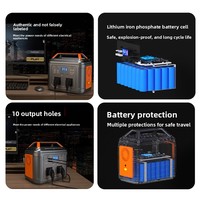 Batterie LiFePO4 personnalisable CXS Solar pour stockage d'énergie, alimentations électriques, modèle CX-SES-002, écran LCD, protections multiples