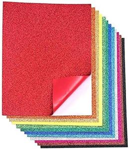 Papier <span class=keywords><strong>mousse</strong></span> pailleté <span class=keywords><strong>auto</strong></span>-<span class=keywords><strong>adhésif</strong></span>, couleur unie, pour les loisirs créatifs et l'artisanat des enfants - Product Image 1