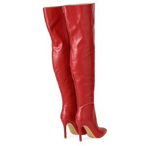 Nouvelles bottes hautes à talon aiguille 2023, mode extérieure, défilé, style urbain, collection complète de bottes 42 - Product Image 4