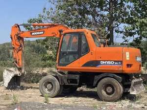 Excavatrices à Dh150w-7 roues Doosan d'occasion à vendre multifonctions à bas prix Garantie originale d'un an (roulement d'engrenage de pompe à moteur) - Product Image 3