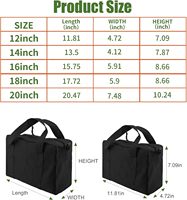 Sac de déménagement avec fermeture éclair et poignées pour ranger les vêtements, fournitures de déménagement, sac de rangement de voyage peu encombrant