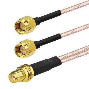 SUPERBAT Câble SMA femelle vers double SMA Câbles de caméra Wifi Antenne 4G LTE Câble SMA <span class=keywords><strong>RG</strong></span> <span class=keywords><strong>316</strong></span> - Product Image 3