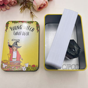 Cartes d'affirmation positive à bords dorés brillants, jeu <span class=keywords><strong>de</strong></span> tarot/<span class=keywords><strong>oracle</strong></span> <span class=keywords><strong>de</strong></span> luxe, impression CMYK/PMS, boîte rigide, papier d'art 300-400 g/m² - Product Image 6