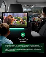 14'' Rücksitz-Kopfstützenbildschirm Android 13 System 5G WiFi Unterstützung UHD 4K Videodekodierung Vollformat-Audiowiedergabe Monitor