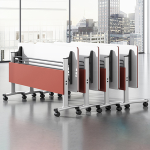 HYZ-49 escritorios de oficina đồ nội thất văn phòng hiện đại hội nghị bàn và ghế gấp bàn có thể gập lại bảng gấp bảng - Product Image 4