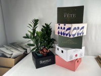 Boîte à fleurs personnalisée, boîte à fleurs en papier kraft pliable, boîte à fleurs artisanale, emballage pour boutique de fleurs, arrangement floral