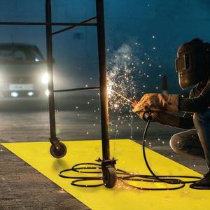 高温重型6x8英尺防火毯丙烯酸涂层玻璃纤维，用于焊接应用 - Product Image 2