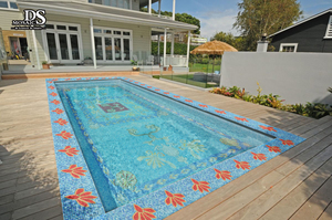Mosaico de Cerámica Personalizado de Lujo, Arte Mural en Vidrio, Decoración de Paredes y Pisos Interiores y Exteriores, Fondo para Piscina - Product Image 5