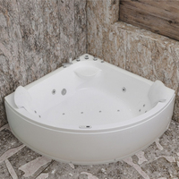 Vente flash : Spa à remous moderne autoportant en acrylique écologique avec jets pour bain relaxant dans la salle de bain