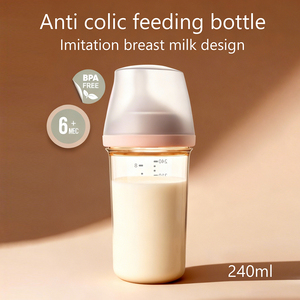 Custom BPA Free <strong>PPSU</strong> Anti Colic Newborn Baby <strong>Bottle</strong> 5oz 8oz Wide Neck Slow Flow Animal Pattern 0-12 Months - Product Image 5