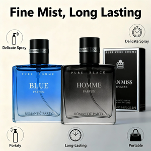 น้ำหอมกลิ่นหนังยาสูบรมควันและไม้ซีดาร์สำหรับผู้ชาย - กลิ่นเฉพาะตัว ติดทนนาน เป็นมิตรต่อสิ่งแวดล้อม ใช้ได้ในสถานบันเทิง ออกเดท และกิจกรรมกลางแจ้ง - Product Image 3