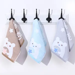 Wholesale Smart One Side Gauze One Side Cotton Terry Bath Towel Face Towel Set for Kids