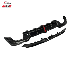 Difusor Trasero de Fibra de Carbono Estilo KB para <span class=keywords><strong>BMW</strong></span> Serie 3 G20 Pre-LCI 2019-<span class=keywords><strong>2022</strong></span> M <span class=keywords><strong>Sport</strong></span> M340i, Divisor de Parachoques Trasero - Product Image 4