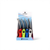 Briquet de cuisine BBQ OEM, briquet à gaz rechargeable, briquet jetable, briquet de camping, briquet à cigarettes