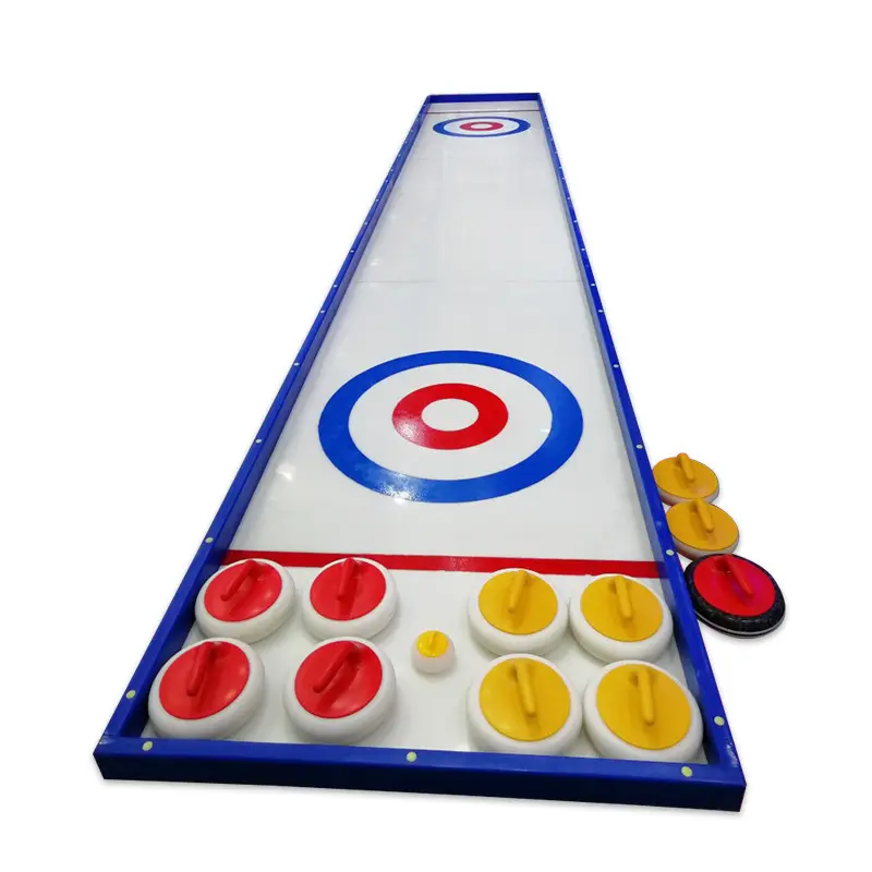 Mobiele Ijsbaan Ijsbaan Curling Bordspel Pak