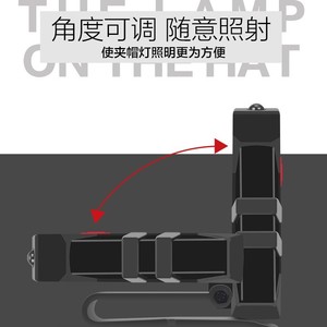 ไฟฉายคาดศีรษะแบบชาร์จไฟได้ K171 1200Mh แสงแรง กันน้ำ สำหรับตกปลาตอนกลางคืน ใช้หนีบขอบหมวก - Product Image 5