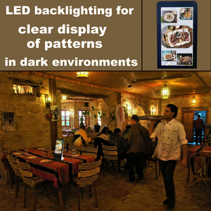 Nueva Tableta Publicitaria Digital con Estación de Carga Inalámbrica, Banco de Energía para Menús, Celulares y Auriculares para Restaurantes - Product Image 6