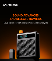 Amplificateur vocal sans fil KY300 le plus vendu avec micro-cravate et haut-parleur Bluetooth à clipser, avec étui de chargement, pour l'enseignement et le streaming