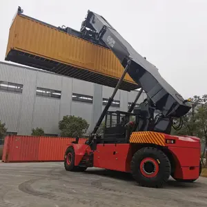 Xinghao Port machinery diesel container handler 45000kg 45 ton container reach stacker con monitor elettronici