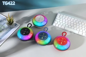 Altavoz DJ para Exteriores OEM T&G TG422 Mini con Iluminación LED RGB de 5W, Karaoke, Audio Portátil, Bluetooth, Reloj Despertador, Altavoz Inalámbrico para el Hogar - Product Image 4