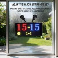 Nouvelle conception Ganxin Factory : Affichage du score par capteur pour raquette de padel, tableau de score numérique LED matriciel pour les jeux de tennis et les sports sur terrain.