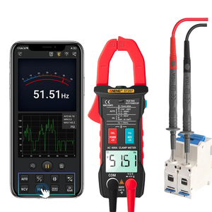 มัลติมิเตอร์แบบหนีบมือถือ รุ่น ST207  6000 ค่า True RMS  ทดสอบค่าความจุ 9.999nF-999.9uF 600V AC 6A-600A ใช้แบตเตอรี่ รุ่น ST207 - Product Image 1