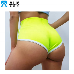 Pantalones Cortos Brillantes Rosa Intenso para Pole Dance, Estilo <span class=keywords><strong>Cheeky</strong></span>, Venta al Por Mayor <span class=keywords><strong>de</strong></span> Ailangke - Product Image 4