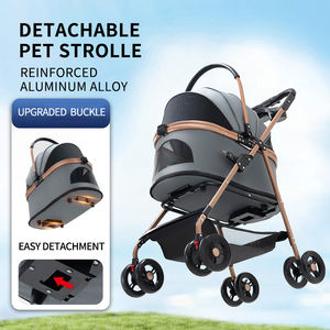 थोक ओएम पालतू पालतू स्टलर कुत्ते के लिए भंडारण टोकरी के साथ थोक ओएम पालतू जानवर के लिए भंडारण टोकरी के साथ - Product Image 4