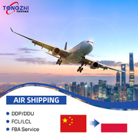 Agent d'expédition aérien et terrestre LCL économique Chine-Pologne DDP, transitaire aérien, service porte-à-porte, entreprise de logistique, assistance 24/7